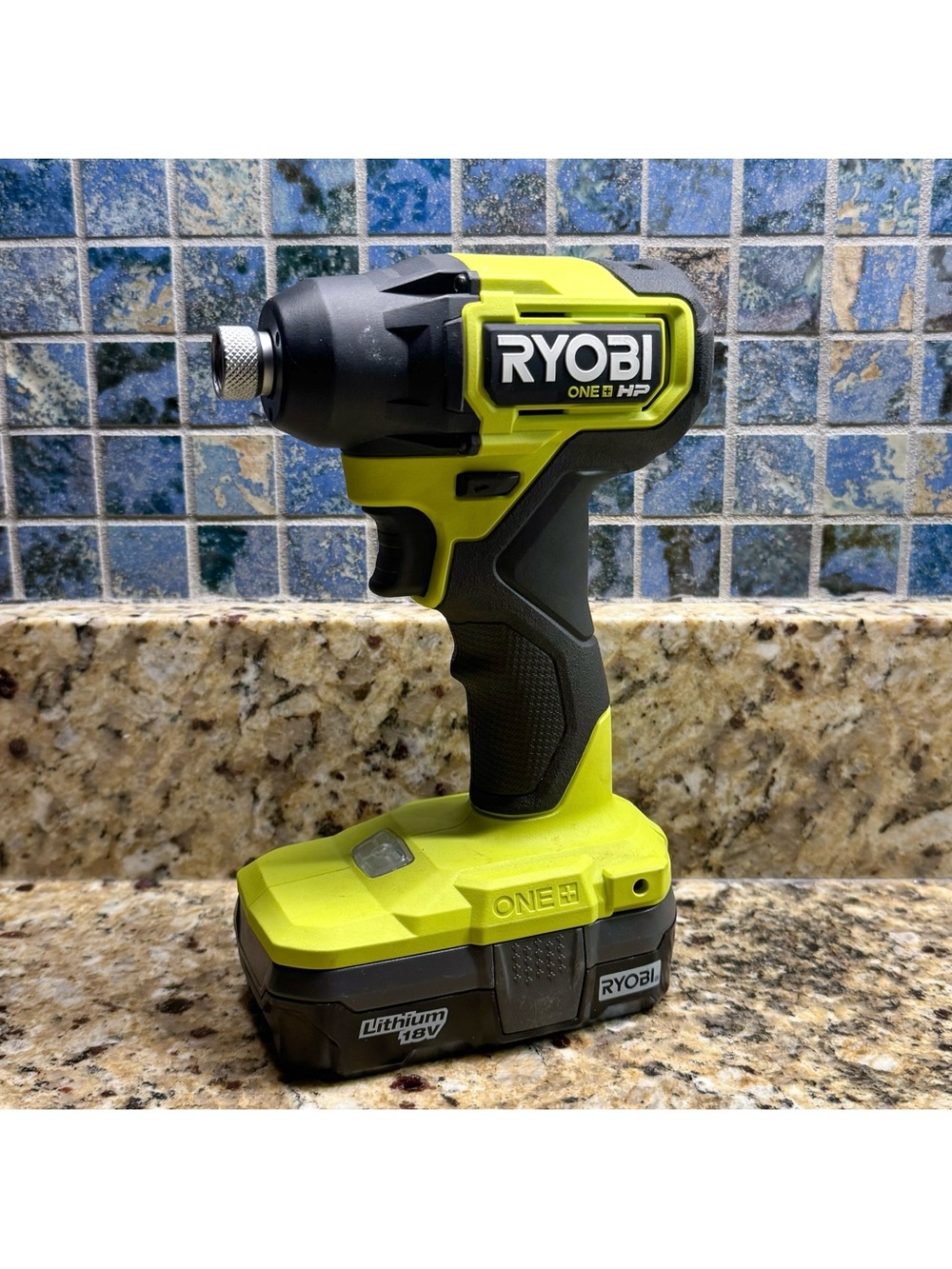Ryobi ONE+ HP 18V Brushless Cordless 1/4 in Impact Driver PSBID01 & Battery